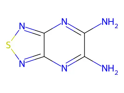 [1,2,5]噻二唑并[3,4-b]吡嗪-5,6-二胺 structure