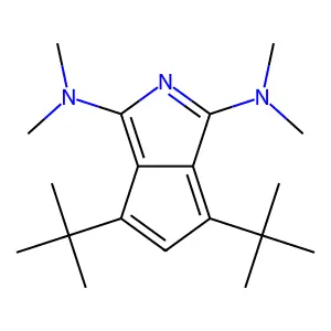 2-Azapentalene, 1,3-bis(dimethylamino)-4,6-di-tert-butyl- structure