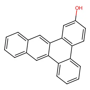 Benzo(b)triphenylen-2-ol structure