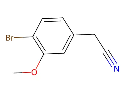 2-(4-溴-3-甲氧基苯基)乙腈 structure