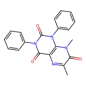 6,8-Dimethyl-1,3-diphenylpteridine-2,4,7-trione structure
