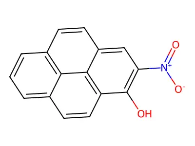 Nitro-1-hydroxypyrene structure