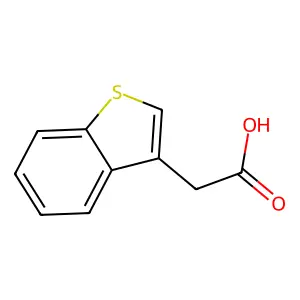 苯并[b]噻吩-3-乙酸 structure