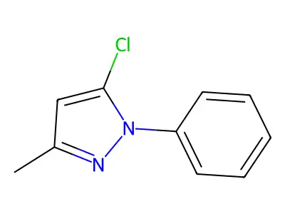 5-Chloro-3-methyl-1-phenyl-1H-pyrazole structure