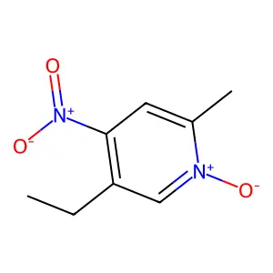 5-Ethyl-2-methyl-4-nitropyridine 1-oxide structure