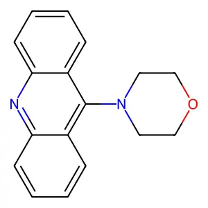 Acridine, 9-(4-morpholinyl)- structure