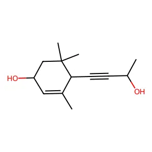 3-Hydroxy-7,8-dihydro-beta-ionol structure