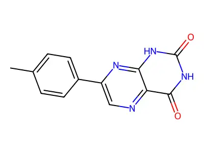 7-(4-Methylphenyl)-2,4-pteridinediol structure