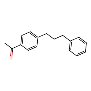 Ethanone, 1-[4-(3-phenylpropyl)phenyl]- structure
