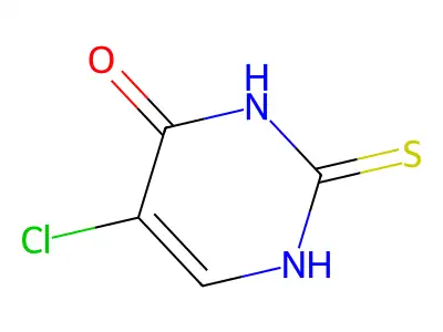 4(1H)-Pyrimidinone, 5-chloro-2,3-dihydro-2-thioxo- structure