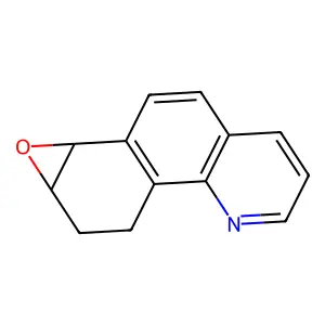 7,8-Epoxy-7,8,9,10-tetrahydrobenzo(h)quinoline structure