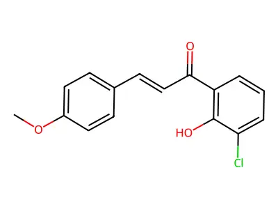 2-Propen-1-one, 1-(chloro-2-hydroxyphenyl)-3-(4-methoxyphenyl)- structure