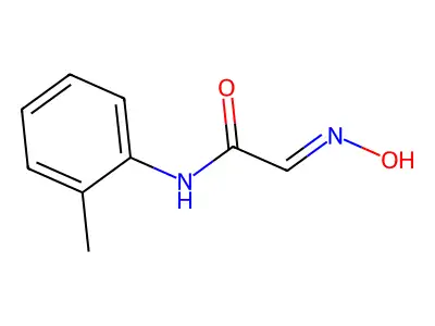 (2Z)-2-hydroxyimino-N-(2-methylphenyl)acetamide structure