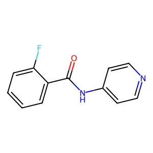 2-fluoro-N-(pyridin-4-yl)benzamide structure