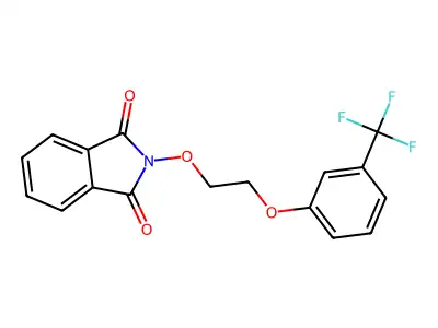 2-{2-[3-(trifluoromethyl)phenoxy]ethoxy}-1H-isoindole-1,3(2H)-dione structure