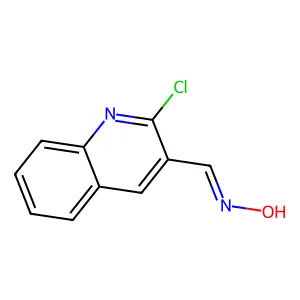 2-Chloroquinoline-3-carbaldehyde oxime structure