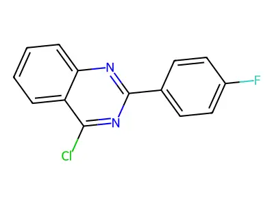 4-Chloro-2-(4-fluorophenyl)quinazoline structure