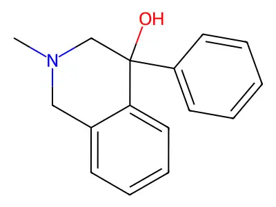 4-Hydroxy-2-methyl-4-phenyl-1,2,3,4-tetrahydroisoquinoline structure