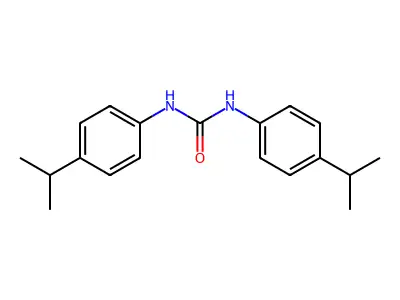 1,3-Bis-(4-isopropyl-phenyl)-urea structure