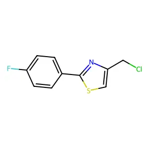 4-(Chloromethyl)-2-(4-fluorophenyl)-1,3-thiazole structure
