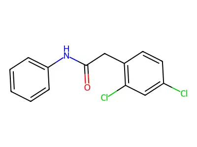 2-(2,4-dichlorophenyl)-N-phenylacetamide structure