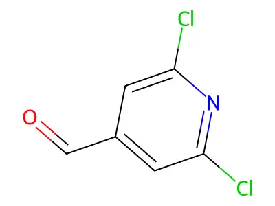 2,6-Dichloropyridine-4-carbaldehyde structure