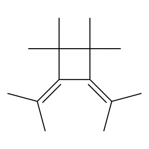 Cyclobutane,1,1,2,2-tetramethyl-3,4-bis(1-methylethylidene)- structure