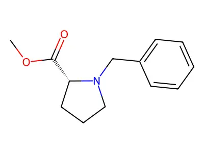 Methyl 1-benzylpyrrolidine-2-carboxylate structure