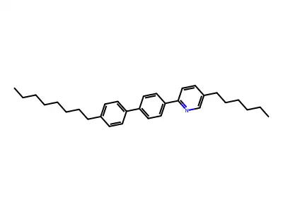 5-Hexyl-2-(4'-octyl-biphenyl-4-yl)-pyridine structure