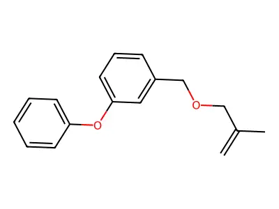 Benzene, 1-[[(2-methyl-2-propenyl)oxy]methyl]-3-phenoxy- structure