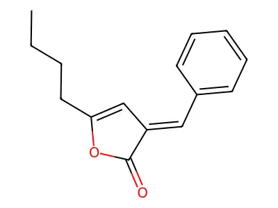 2(3H)-Furanone, 5-butyl-3-(phenylmethylene)- structure