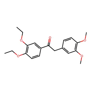 Ethanone, 1-(3,4-diethoxyphenyl)-2-(3,4-dimethoxyphenyl)- structure