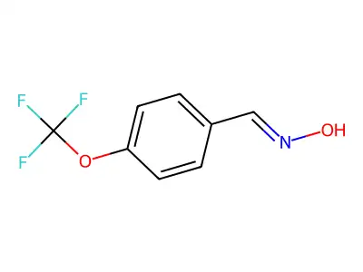 p-Trifluoromethoxybenzaldehyde oxime structure