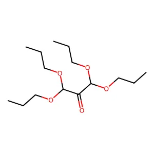 2-Propanone, 1,1,3,3-tetrapropoxy- structure