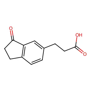 3-(3-氧代茚-5-基)丙酸 structure