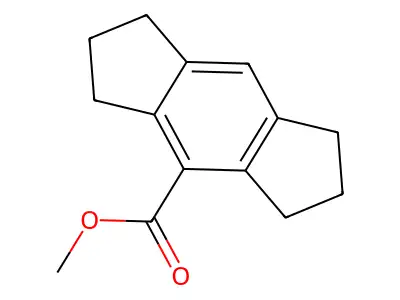 Methyl 1,2,3,5,6,7-hexahydro-s-indacene-4-carboxylate structure