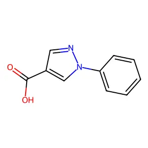 1-苯基-1H-吡唑-4-甲酸 structure
