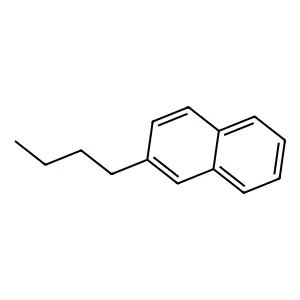Naphthalene, 2-butyl- structure