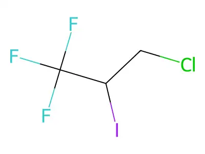 3-Chloro-1,1,1-trifluoro-2-iodopropane structure