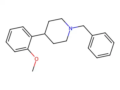 1-Benzyl-4-(2-methoxyphenyl)piperidine structure