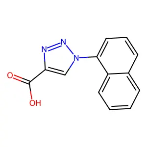 1-(Naphthalen-1-yl)-1H-1,2,3-triazole-4-carboxylic acid structure