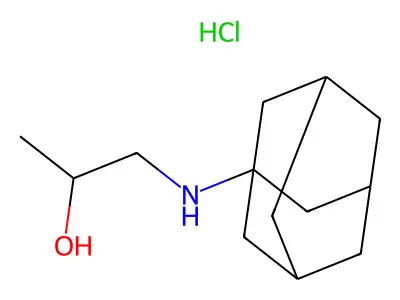 1-(1-Adamantylamino)propan-2-ol structure