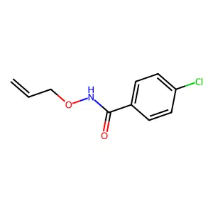 N-(烯丙氧基)-4-氯苯甲酰胺 structure