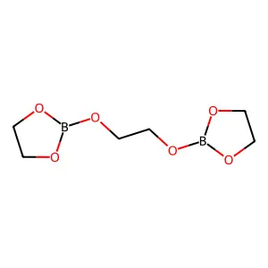 2,2'-(Ethylenebis(oxy))bis(1,3,2-dioxaborolane) structure