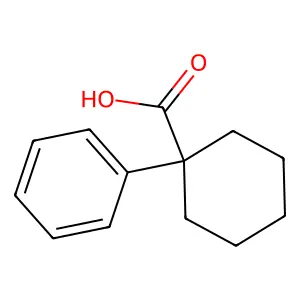 1-苯基环己烷-1-甲酸 structure