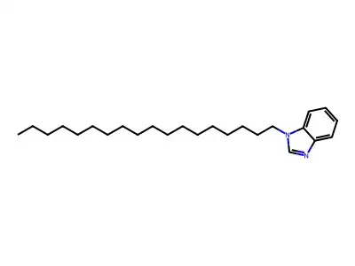 1-octadecyl-1H-benzimidazole structure