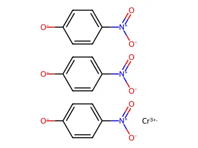 phenol, p-nitro-, chromium(3+) salt structure