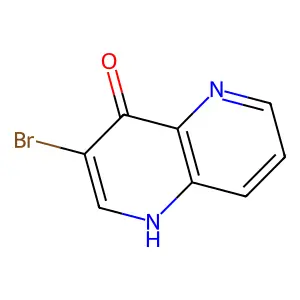 3-Bromo[1,5]naphthyridin-4-ol structure