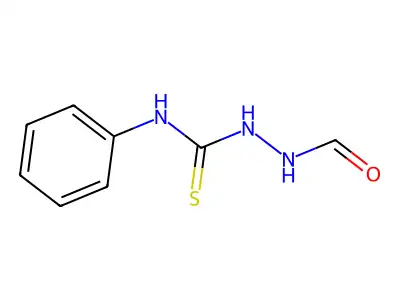 Hydrazinecarbothioamide, 2-formyl-N-phenyl- structure