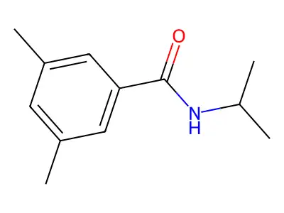 3,5-Dimethyl-N-(1-methylethyl)benzamide structure